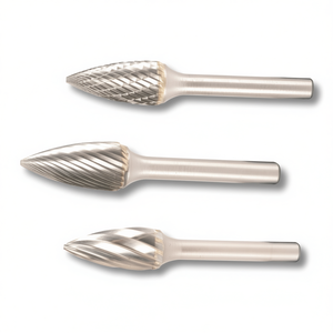 Fraise rotative à flamme Ttake AB8600 de 8 mm en carbure monobloc pour le meulage et le façonnage de précision - Product Image 2