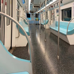 Revêtement de sol en PVC imprimé, adhésif, antidérapant, <span class=keywords><strong>vinyle</strong></span>, sable de quartz, <span class=keywords><strong>tapis</strong></span> de sol pour bus et trains, pour les transports publics en <span class=keywords><strong>intérieur</strong></span> - Product Image 5