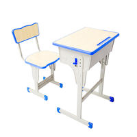 Ensembles de mobilier scolaire haut de gamme au design traditionnel, réglables et confortables, en acier inoxydable pour salles de classe, bibliothèques et zones d'étude