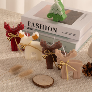 Creative Mini Reindeer Scented <b>Candle</b> - Aromatic Christmas Gift for Festive Ambiance and Holiday Décor - Product Image 3
