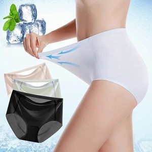 Ultra-Thin Seamless Ice <b>Silk</b> Panties for <b>Women</b> High-Rise Breathable and Invisible <b>Underwear</b> with Excellent Customer Service OEM - Product Image 2