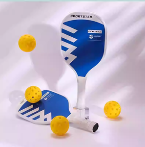 Raquette de pickleball en fibre de verre |   Léger et durable pour les étudiants, hommes et femmes, compétition et entraînement, design <span class=keywords><strong>simple</strong></span> - Product Image 1