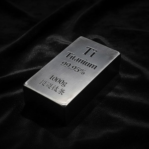 Plaque Souvenir d'Investissement en Titane Laminé à Froid GR1 Haute Pureté, Épaisseur 40mm, Vente en Gros 1kg - Product Image 1