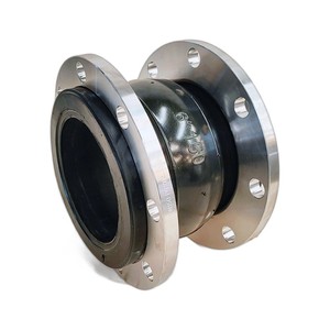 Đường ống ống thổi bù thép không gỉ mặt bích duy nhất bóng EPDM linh hoạt cao su mở rộng doanh - Product Image 1