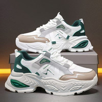 Chaussures Homme 2026 Nouvelle Collection Été Respirantes Tendance Course Décontractées Polyvalentes Semelle Épaisse Rehaussantes Sport Style Papa Solides