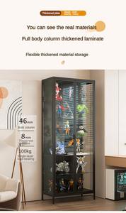 מחיר המפעל זכוכית ארון דלוקס ארון צעצוע מגירת הוביל תצוגה אורות זכוכית תצוגה - Product Image 5