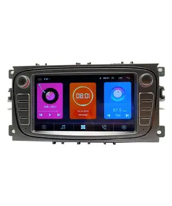 Rongtu 7 дюймов IPS сенсорный экран для Ford Focus EXI MT 2 3 Mk2/Mk3/S-Max/Mondeo 9/Galax Автомобильный dvd радио плеер android
