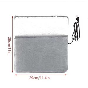 Alfombrilla Térmica para Pies con Alimentación USB de 5V, Almohadilla Eléctrica de Calentamiento que Ahorra Energía para Pies Fríos, Lavable a Máquina, para Uso en Escritorio o Cama - Product Image 3