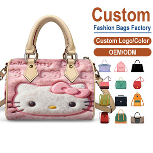 Bolso Boston de Piel Sintética con Estampado Personalizado, Estilo Vintage, Tipo Bandolera, Directo de Fábrica, 1 Pieza, OEM - Product Image 1