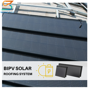 Vente chaude, système photovoltaïque certifié européen, panneau photovoltaïque, <span class=keywords><strong>tuiles</strong></span> solaires pour toiture, nouvelle arrivée, <span class=keywords><strong>prix</strong></span> bas, panneaux solaires flexibles pour toiture - Product Image 2
