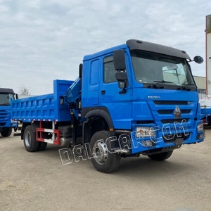 משאית עפר סינית מדגם Howo 4x2 עם מנוף זרוע מפרקית 6.3 טון למכירה - Product Image 2