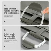 Sac de transport pour documents professionnels en cuir PU format A4, grande capacité, avec compartiments de rangement, sac à main pour le bureau, l'école, le travail et les voyages d'affaires