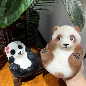 Jouet sensoriel anti-stress en TPR en forme de panda mignon pour garçons, filles et enfants – Nouveauté sensorielle - Product Image 1