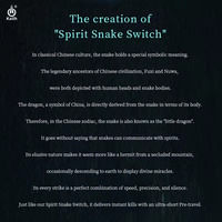 Interrupteur de clavier mécanique Kailh Master Series Spirit Snake Box Switch bleu, sensation douce, réponse rapide, composant d'entrée, échange à chaud