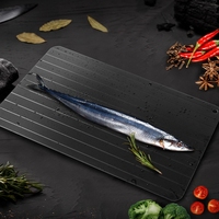 Plateau original de dégivrage de la viande Plaque de dégivrage rapide pour les aliments Tapis de décongélation naturel de grande taille Planche de décongélation rapide