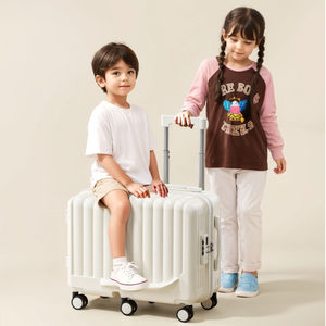 20インチ搭乗子供用トロリースーツケース子供は旅行荷物スクーターに乗る - Product Image 1