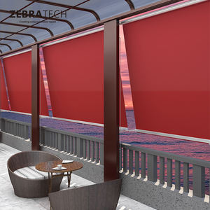 Tissu d'impression de cadre en <span class=keywords><strong>fer</strong></span> <span class=keywords><strong>forgé</strong></span> d'écran de rouleau d'auvent rétractable - Product Image 1