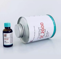 Zyx160 Black Cement SC 2000 REMA tip Top adhesivo de alta resistencia 1kg 690ml adhesivo instantáneo