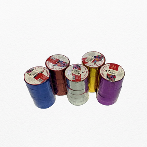 Bobine de ruban en satin argenté uni, magnifique et coloré, pour cadeaux, longueur 10M - Product Image 1
