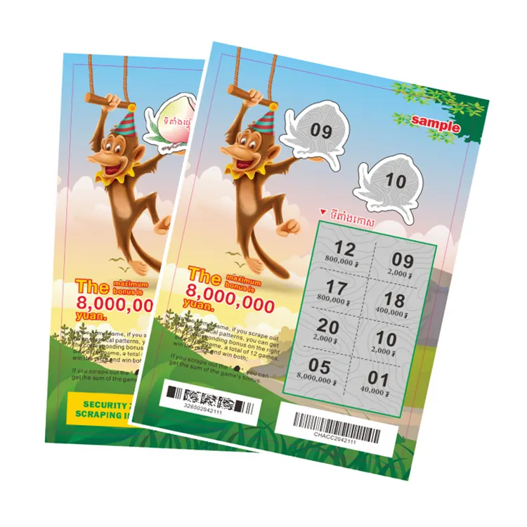 Billet de loterie carte à gratter bon papier à gratter carte Offre Spéciale impression numérique OEM carte de visite vernis UV