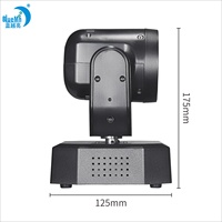Nouvelle scène LED 20W Mini pour la lumière avec contrôle DMX512 Construction en aluminium RGBW pour Club Home Party KTV Bar
