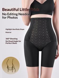 Индивидуальный пошив: прочные стринги с высокой талией, кружевной отделкой и эффектом уменьшения объемов живота. - Product Image 2