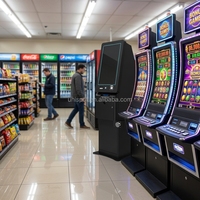 Skyriser Lightning Oyun Kabini Favori Makaralar Beceri ATM'si Nakit Dağıtıcı Makinesi Bilet Kullanım Ödeme Kiosku SDK