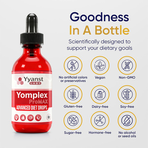 Gotas líquidas de desintoxicación y pérdida de peso OEM/ODM con extractos de plantas Producto de belleza orgánico para adultos No para mujeres embarazadas - Product Image 2