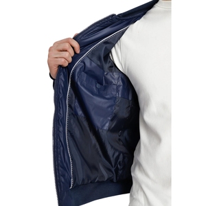 Coupe-vent personnalisé OEM pour hommes, imperméable, à carreaux, vêtements de sport, veste d'extérieur légère à séchage rapide avec fermeture à glissière - Product Image 4