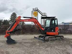 รถขุดดินขนาดเล็กญี่ปุ่น Kubota KX155-5 5.5ตันจัดส่งรวดเร็วพร้อมชิ้นส่วนเครื่องยนต์และมอเตอร์หลัก - Product Image 2