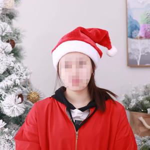 उच्च गुणवत्ता वाले लाल रंग संसा क्लाकस टोपी क्रिसमस वयस्कों और बच्चों के लिए - Product Image 2