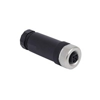 Connecteur circulaire d'aviation mâle M12 8 positions DIN 4P IP67 étanche