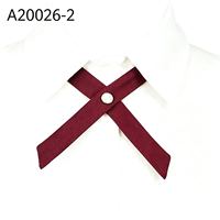 Cravates personnalisées pour femmes, rose, noir, rouge, nœud papillon, sélection de couleurs riches, cravates sur mesure pour uniforme