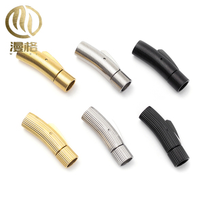 Chấp Nhận Nút Bấm Chữ Thập Dọc Bằng Thép Không Gỉ Tùy Chỉnh In Logo Bằng Laser Cho Vòng Tay Dây Da Móc Trang Sức - Product Image 1