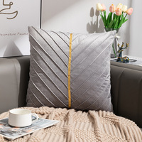 Vente en gros, housse de coussin de base personnalisée, canapé 3D, housse de coussin en velours, 18x18, décoration de la maison