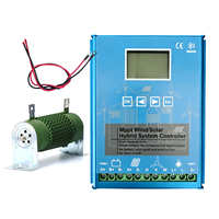 Contrôleur de charge hybride éolien-solaire 1600W pour éolienne 1000W et panneau solaire 600W, régulateur de batterie avec fonction de décharge