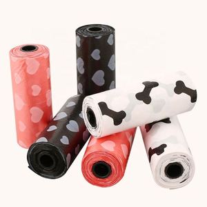 ซัพพลายเออร์ถุงเก็บอุจจาระสุนัขแบบใช้แล้วทิ้ง PLA/PBAT ย่อยสลายได้ พิมพ์ลายกราเวียร์ ปิดผนึกด้วยความร้อน รับผลิตตามสั่ง ขายส่ง - Product Image 4