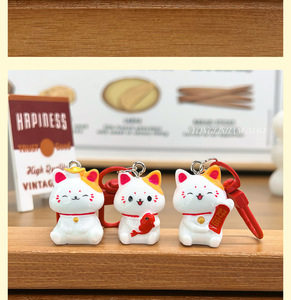 พว<span class=keywords><strong>ง</strong></span>กุญแจแมวกวักนำโชค ขายส่ง พว<span class=keywords><strong>ง</strong></span>กุญแจแมวกวักญี่ปุ่น กระดิ่<span class=keywords><strong>ง</strong></span>แมวกวักนำโชค จี้ห้อยพวงกุญแจแมวกวัก - Product Image 6