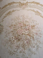 17x20 Light Green Extra Large 6m Oversize Rugs Aubusson French Hand Knotted for Great Home Hand Made in Chinese Factory Price