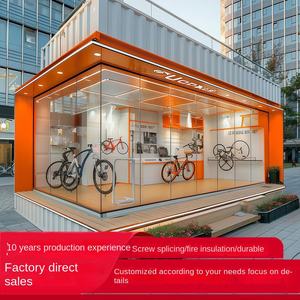 Contenedor de Instalación Básica y Gratuita, Conjunto de Habitaciones LCL Rápido, Acero Cuadrado Reforzado, Apto para Contenedores de Mercado Nocturno - Product Image 2