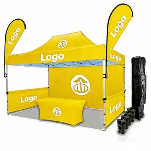 Tente publicitaire, stand promotionnel, marquise commerciale personnalisée imprimée pour événements en plein air, événements <span class=keywords><strong>de</strong></span> marque, salons professionnels - Product Image 1