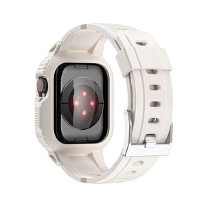 Bracelet de montre en TPU intégré de couleur unie pour <span class=keywords><strong>Apple</strong></span> <span class=keywords><strong>Watch</strong></span> 8 <span class=keywords><strong>7</strong></span> 6 5 38mm 40mm 42mm 44mm 41mm 45mm - Product Image 5