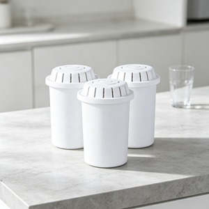 Filtros de Repuesto de 3 Piezas para Jarra de Agua de 4 Etapas con Carbón Activado, Compatibles con Otras Jarras, Duran 6 Meses, Libres de PFAS/BPA - Product Image 1