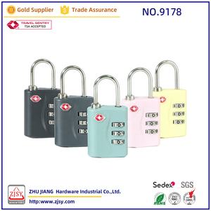 9178 नया डिजाइन 3 अंकों के कोड सुरक्षा tspadlock एंटी-चोरी यात्रा संयोजन पैडलॉक - Product Image 2