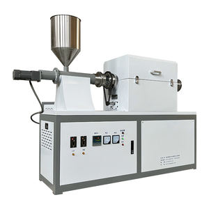 فرن جو فراغي مع قادوس تغذية من الدرجة ، فرن تجربة لأنبوب الدوران - Product Image 1