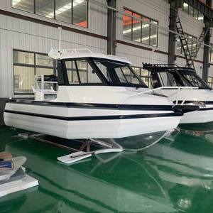 <span class=keywords><strong>Bateau</strong></span> à moteur de 6 m fabriqué en Chine, 20 pieds, <span class=keywords><strong>bateau</strong></span> facile à utiliser avec pontons, entièrement en aluminium soudé, bateaux de pêche à vendre - Product Image 4
