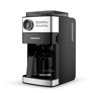 Cafetera Multifuncional de Acero Inoxidable, Molinillo y Cafetera en Uno, Cafetera Automática de Goteo - Product Image 2