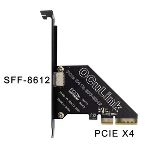 Máy tính để bàn PCIe <span class=keywords><strong>X1</strong></span> X4 4.0 oculink Card mở rộng cho bên ngoài u.2 SSD và card đồ họa bên ngoài, sff8611 & 8612 - Product Image 5