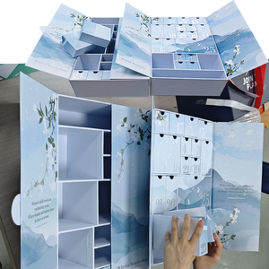 Biểu Tượng Tùy Chỉnh In Ấn Bán Buôn Rỗng Vẻ Đẹp Bao Bì Quà Tặng 25 Ngày Trang Điểm Advent Lịch Hộp Bao Bì Mỹ Phẩm - Product Image 2