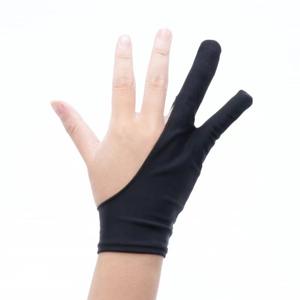 Keep Smiling 2 Finger Palm Rejection Guantes de artistas antiincrustantes para dibujar Tableta de dibujo - Product Image 2